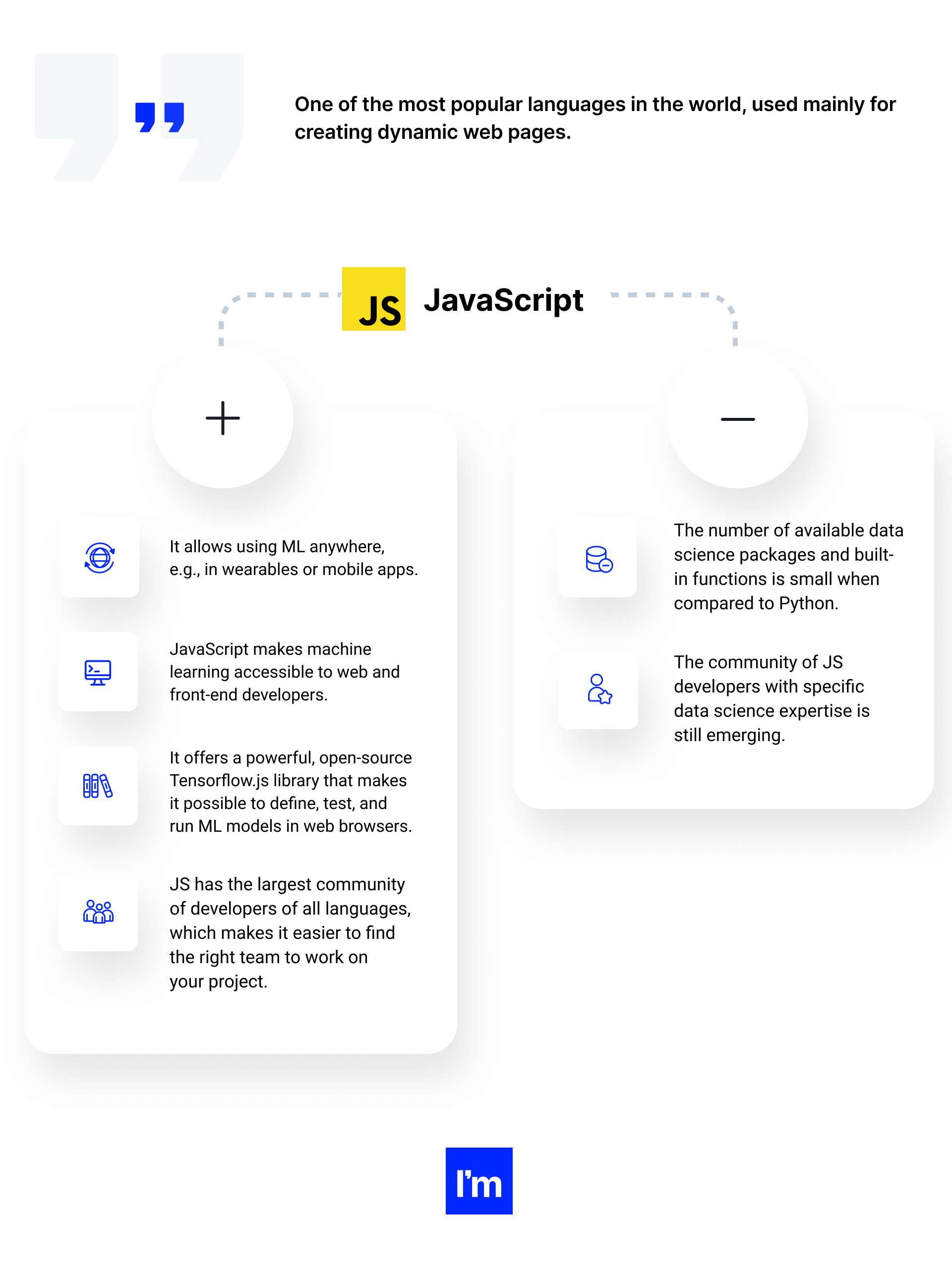 Javascript and 2024 machine learning